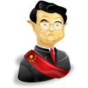 jintao,man,cartoon,leader,account,male,person,people,profile,human,member,user icon