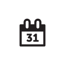 agenda, alarm, calendar, date, day, event, month, schedule, time, wait, year svg vector icon