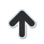 arrow, sticker, up icon