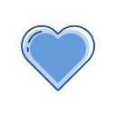 heart, like, love, reaction svg vector icon