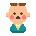 cartoon, family, male, man, uncle svg vector icon