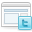 layout, twitter, web icon