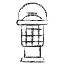 camp, camping, lamp, oil svg vector icon