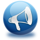 mute,announcement,blog icon
