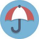 umbrella svg vector icon