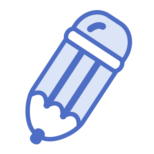 Pencil svg vector icon