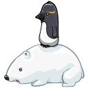 polarbear,and,penguin icon