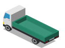 back, farm, lorry, rural, truck, vehicle svg vector icon
