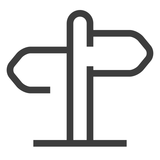 Guidepost svg vector icon