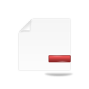 delete, file icon