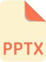 extension, file, name, pptx svg vector icon