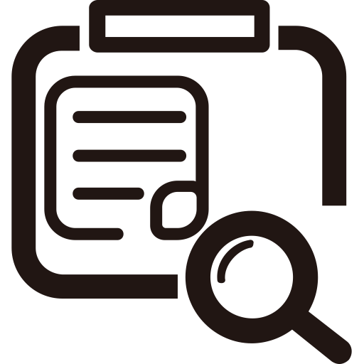 Equipment File Inquiry svg vector icon