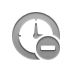 clock,delete icon