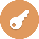 key, security svg vector icon