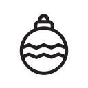 ball, christmas, christmas tree, decoration, new year, xmas svg vector icon