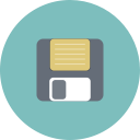 backup, data, disk, diskette, download, floppy, guardar, save svg vector icon