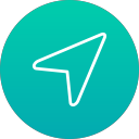 direction, location, map, navigation, navigation arrow, pointer svg vector icon