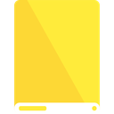 drive, white, yellow icon