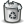 full, trash, user icon
