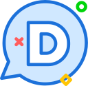 brand, disqus, logo, network, social svg vector icon