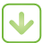 basic, button, down, green, navigation icon