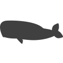 endangered, whale svg vector icon