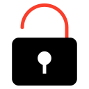 security, unlock, unsecure, unsecured svg vector icon