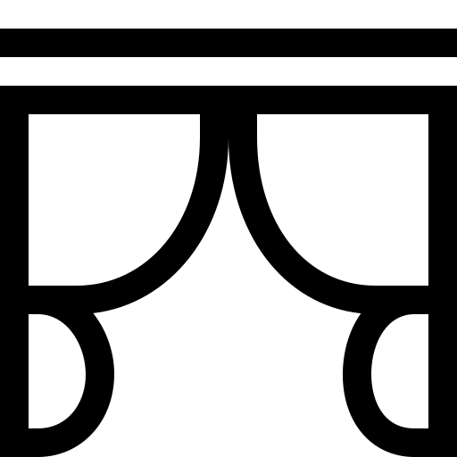 The Other Curtains svg vector icon