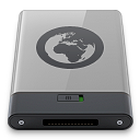 b, grey, server icon