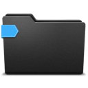 blue, ribbon icon