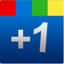 +1, blue, google, one, plus, square icon