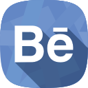 behance, portfolio, social network svg vector icon