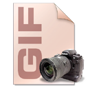 gif,file type,camera,photography icon