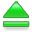 eject, green icon