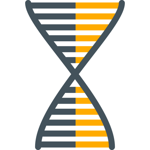 Dna svg vector icon