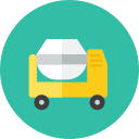 cement, mixer svg vector icon