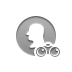 coin,silhouette,binoculars icon