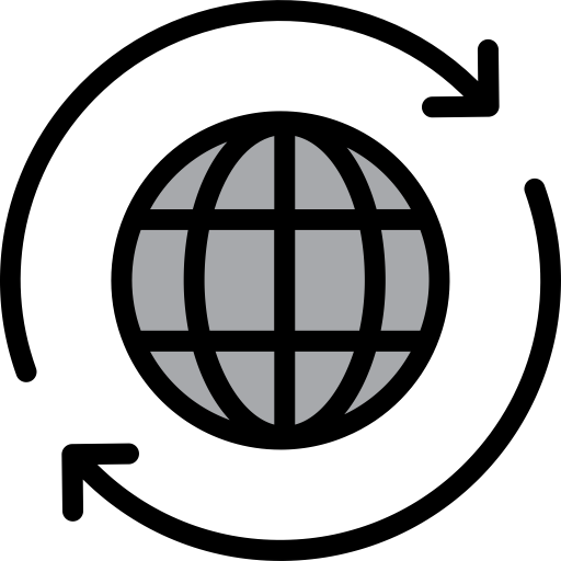 Worldwide svg vector icon