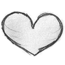 favorites, handdrawn, heart, love icon