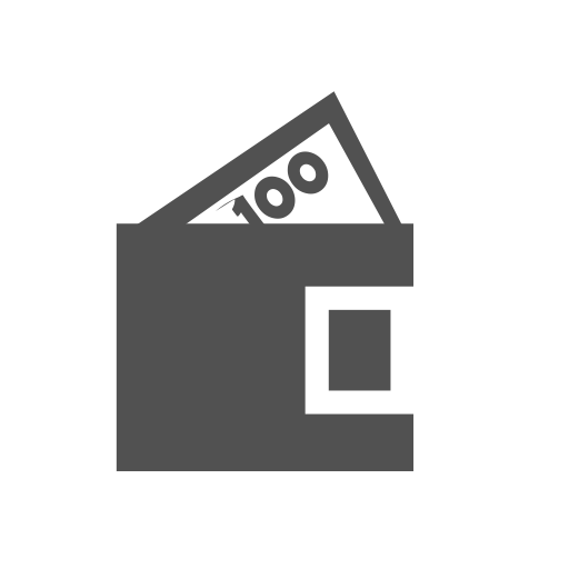 Wallet svg vector icon