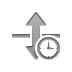 flip,vertical,clock icon