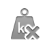 weight,kilogram,cross icon
