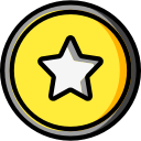 audio, media, media player, music, star, video player svg vector icon