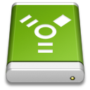 drive,green,firewire icon