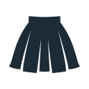 clothes, clothing, fabric, skirt svg vector icon