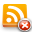 delete, rss icon