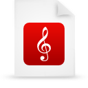 document, file, paper, red icon