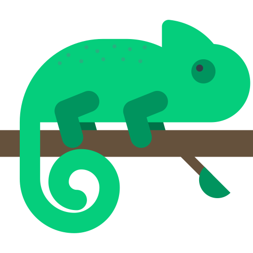 Chameleon svg vector icon