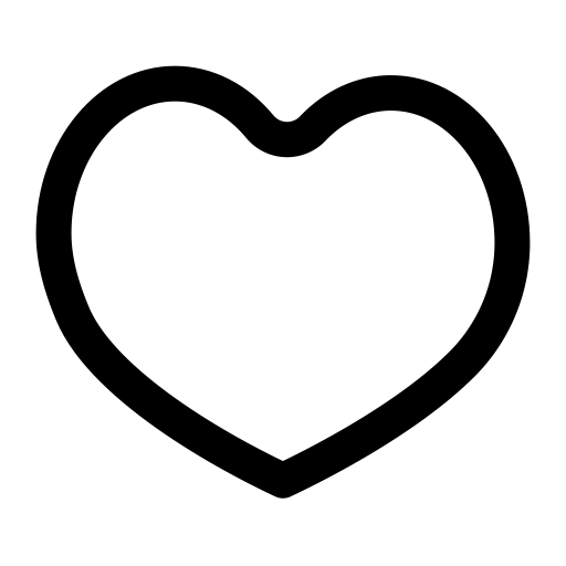 Heart O svg vector icon