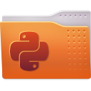 folder, python icon